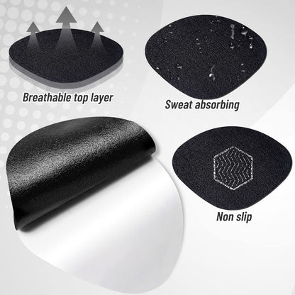 8 Paar Schuhpatches für Löcher, selbstklebende Schuhfersenreparatur, Lochreparatur für Turnschuhe, Lederschuhe, High Heels (Schwarz)
