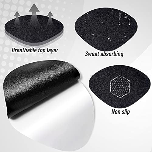 8 Paar Schuhpatches für Löcher, selbstklebende Schuhfersenreparatur, Lochreparatur für Turnschuhe, Lederschuhe, High Heels (Schwarz)