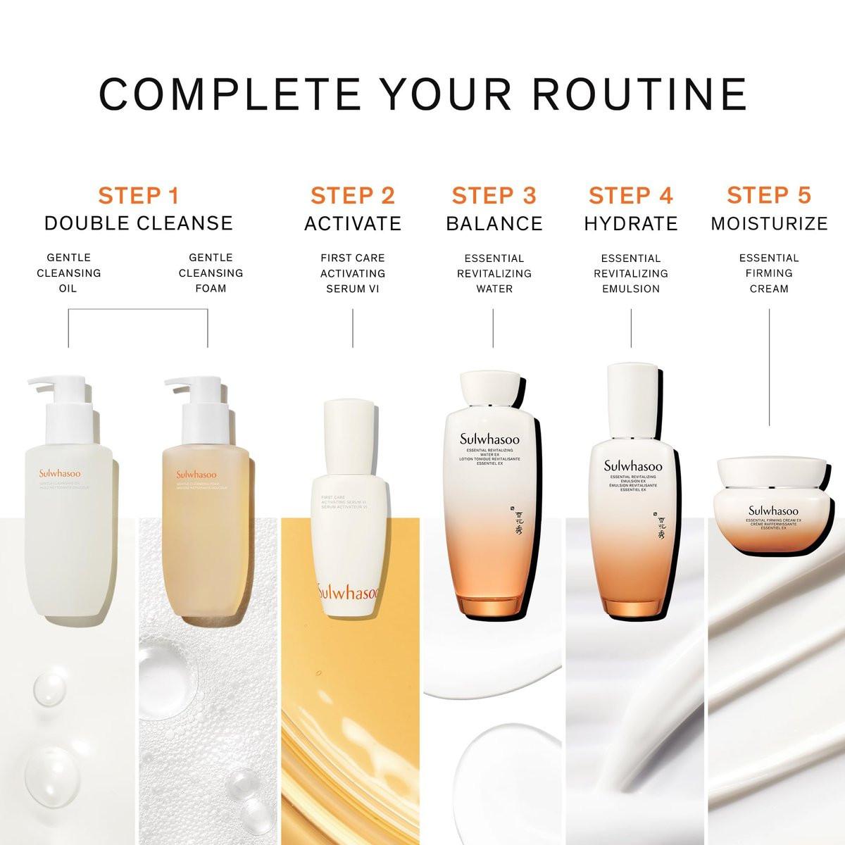 Sulwhasoo Essential Revitalizing Water EX – Feuchtigkeitsspendendes, belebendes Toner-Gel für strahlende, jugendliche Haut