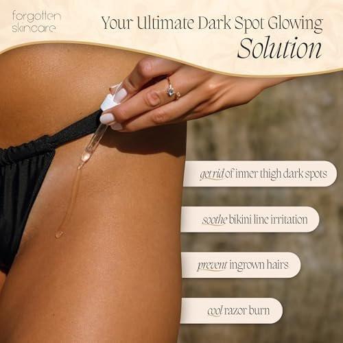 Forgotten Skincare Body Oil Serum – Feuchtigkeitsspendende Behandlung zur Beruhigung von Rasierpickeln, eingewachsenen Haaren und zur Unterstützung eines gleichmäßigen Hauttons