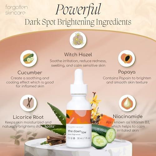 Forgotten Skincare Body Oil Serum – Feuchtigkeitsspendende Behandlung zur Beruhigung von Rasierpickeln, eingewachsenen Haaren und zur Unterstützung eines gleichmäßigen Hauttons