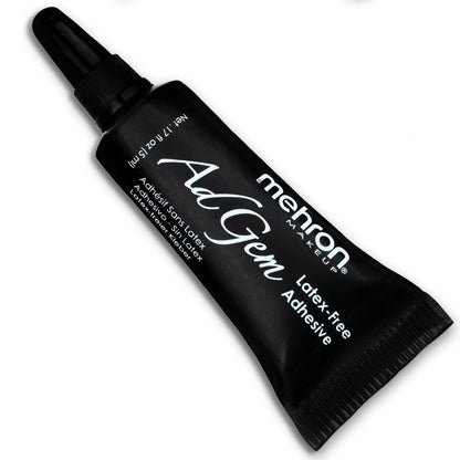 Mehron Makeup AdGem Adhesive | Latex-freier Körper- und Wimpernkleber für Strasssteine und falsche Wimpern | Starker, kosmetischer Kleber – 0,17 fl oz (5 ml)