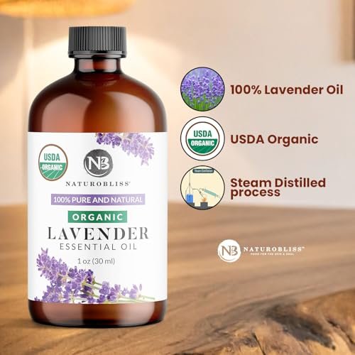 NaturoBliss Bio-Lavendelöl, 100% reines therapeutisches Öl, 30 ml – Ideal für Aromatherapie und Entspannung