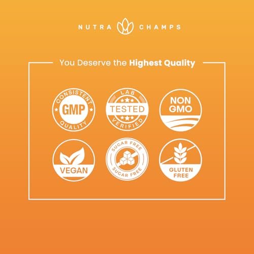 NutraChamps Kinder Multivitamin Gummis | Zuckerfrei 120 vegane Gummivitamine für Kinder | Erdbeere, Maracuja, Pfirsich & Kirsche