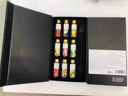 PHATOIL 9-teiliges Fruchtduft-Öl-Geschenkset, 10ml/0,33fl.oz Duftöle für Seife, DIY-Kerzen, Badebomben, fruchtige Duftöle für Diffuser für Zuhause