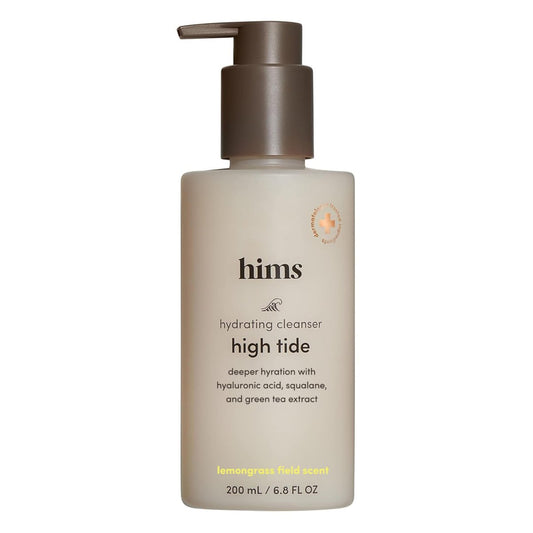 Hims High Tide Hydrating Daily Cleanser – Feuchtigkeitsspendender Gesichtsreiniger mit Hyaluronsäure & Squalan – Sanft, pH-ausgeglichen, sulfatfrei – 200 ml