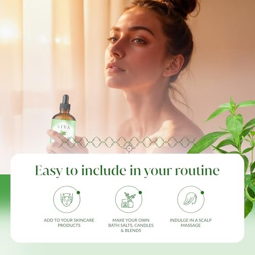 Siva Teebaumöl - 118 ml – 100% natürliches Teebaumöl – für Diffuser, Gesicht, Hautpflege, Aromatherapie, Haarpflege, Kopfhaut und Körpermassage – mit Pipette