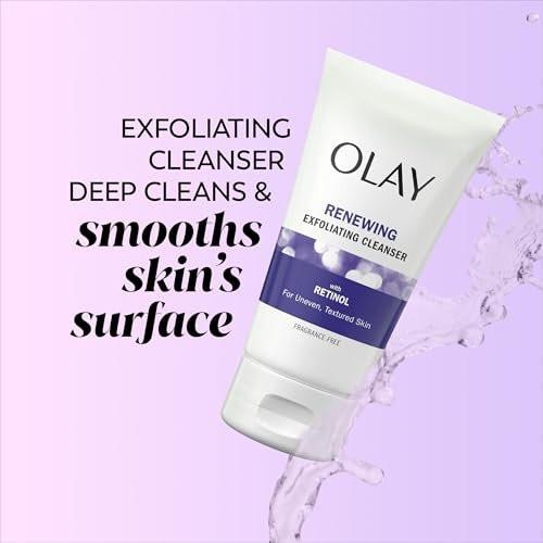 Olay Retinol 24 Duo-Pack: Peeling-Reinigungscreme 150 ml & Nachtfeuchtigkeitscreme 50 ml, parfümfrei