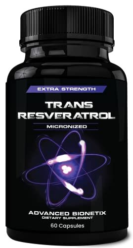 Advanced Bionetix 2X Potenz Mikronisiertes Trans-Resveratrol Supplement – 1200 mg pro 2 Kapseln – Hochabsorbierende Antioxidans-Formel – Fördert Anti-Aging, kognitive Unterstützung & Herzgesundheit – 60 Kapseln