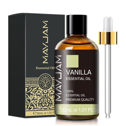 MAYJAM Vanille Ätherisches Öl 30ml – Premium Vanilleöl für Aromatherapie, Diffuser, Seifen- und Kerzenherstellung, langanhaltender Duft