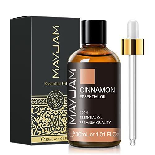 MAYJAM Zimtöl 30ml – Premium Zimtöl mit Glaspipette für Diffuser, Zuhause & Büro