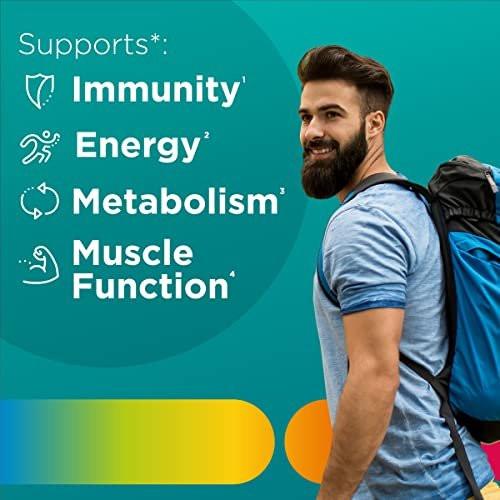 Centrum Männer Multivitamin Gummibärchen – Immunsystem, Energie & gesundes Aussehen – 100 Stück, 50 Tage Vorrat