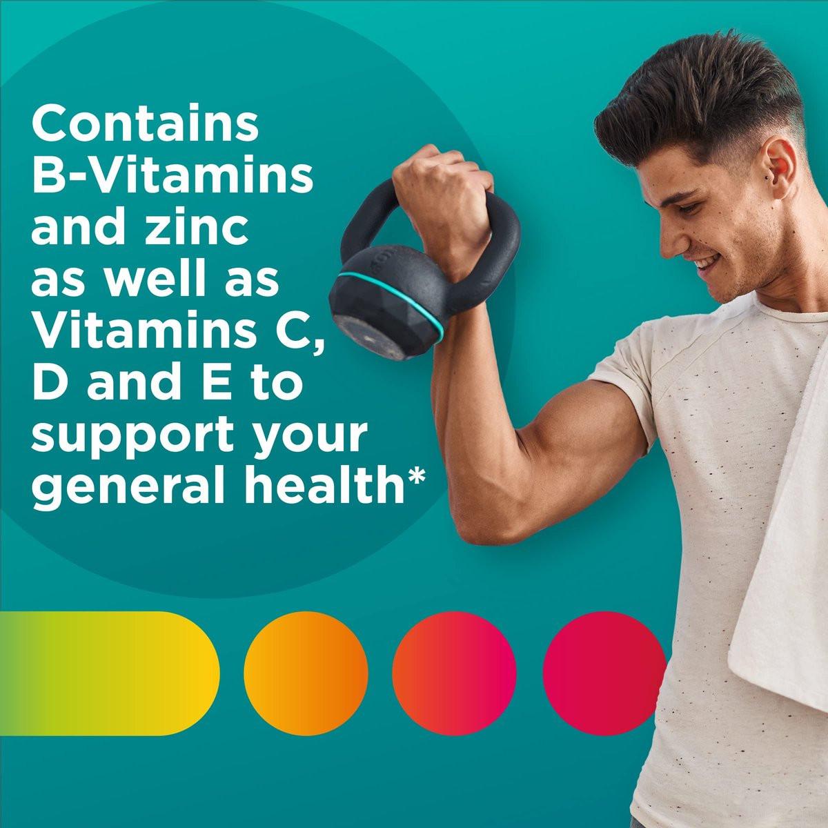 Centrum Männer Multivitamin Gummibärchen – Immunsystem, Energie & gesundes Aussehen – 100 Stück, 50 Tage Vorrat
