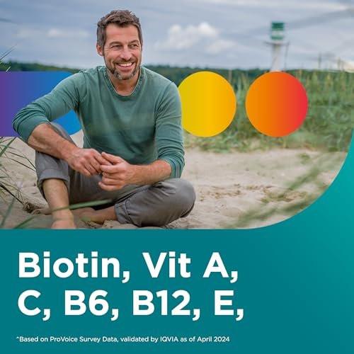 Centrum Männer Multivitamin Gummibärchen – Immunsystem, Energie & gesundes Aussehen – 100 Stück, 50 Tage Vorrat
