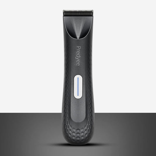 Predyee Ball Trimmer für Männer - Manscaping Körperhaartrimmer, Intim- & Bikinizone Trimmer, wasserdichter Bart- & Körpertrimmer mit LED-Licht, USB-C wiederaufladbar, ohne Schnitte