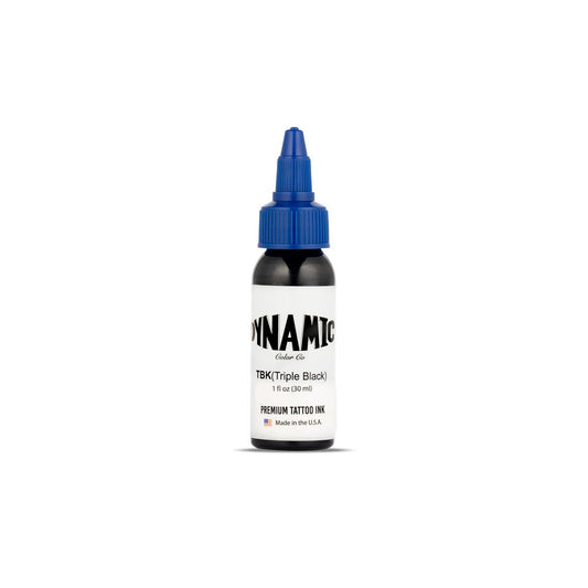 Dynamic Color Co Triple Black Tattoo Ink – 1 oz Flasche