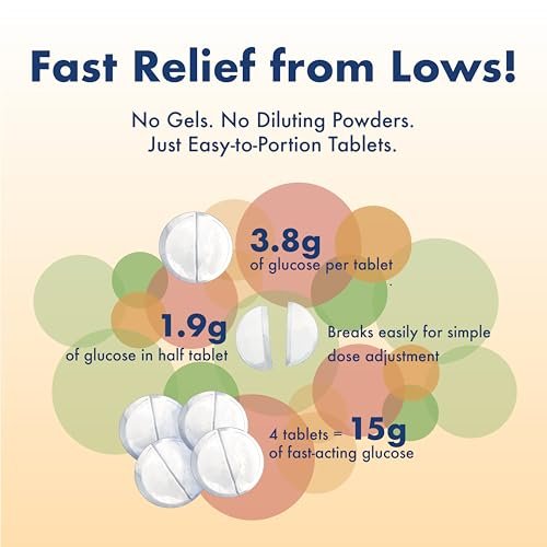 Glucochews Orange Glucose Tabletten – 60 Tabletten (6 Taschenröhrchen à 10 Stück) – 3,8 g schnell wirkende Glucose – Energieschub & Blutzuckerunterstützung – Glutenfrei, fettfrei, koffeinfrei