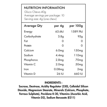 Glucochews Orange Glucose Tabletten – 60 Tabletten (6 Taschenröhrchen à 10 Stück) – 3,8 g schnell wirkende Glucose – Energieschub & Blutzuckerunterstützung – Glutenfrei, fettfrei, koffeinfrei