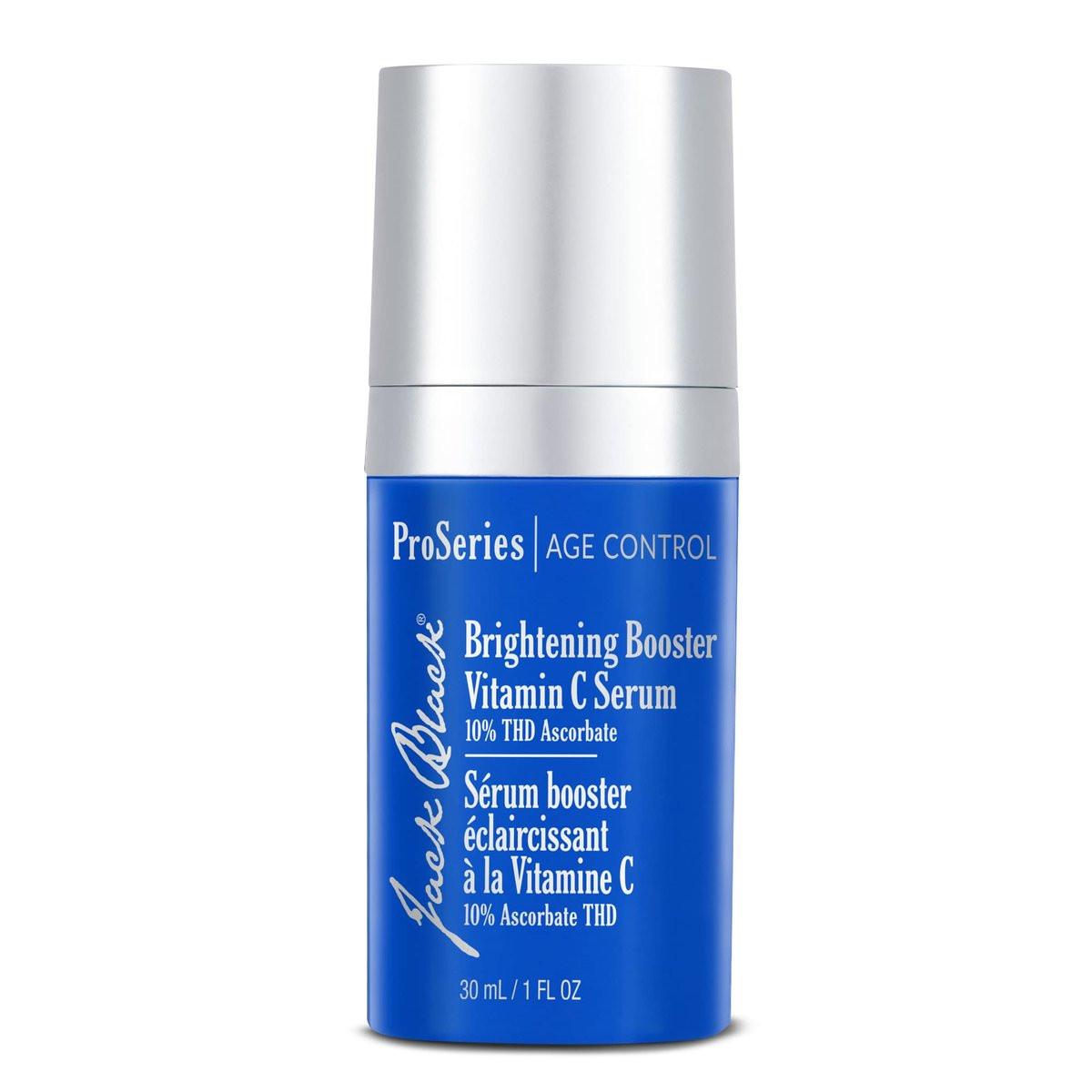 Jack Black Brightening Booster Vitamin C Serum – Aufhellendes Gesichtsserum mit Vitamin C, 30 ml