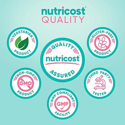 Nutricost Folsäure für Frauen (Vitamin B9) 1200 mcg, 120 Kapseln, mit B12 und Biotin, Veggie Kapseln, Non-GMO & Glutenfrei