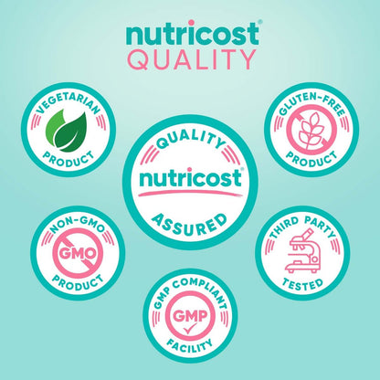 Nutricost Folsäure für Frauen (Vitamin B9) 1200 mcg, 120 Kapseln, mit B12 und Biotin, Veggie Kapseln, Non-GMO & Glutenfrei