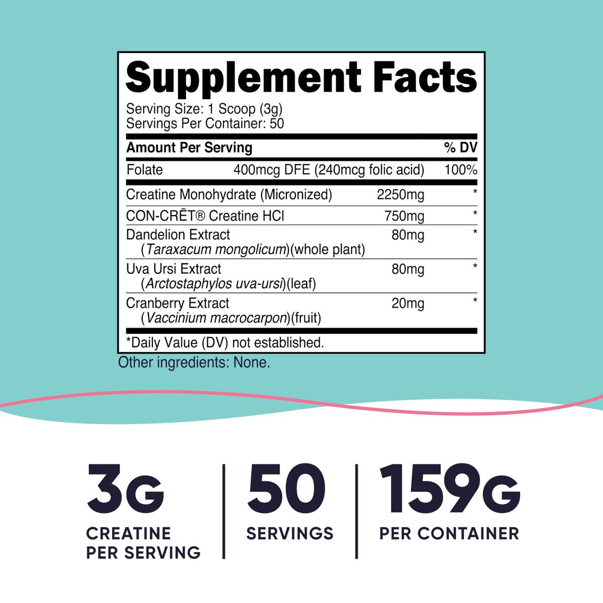 Nutricost Kreatin Monohydrat Pulver für Frauen, mikronisiert, ungewürzt, 50 Portionen - Vegetarisch, Nicht-GVO, Glutenfrei