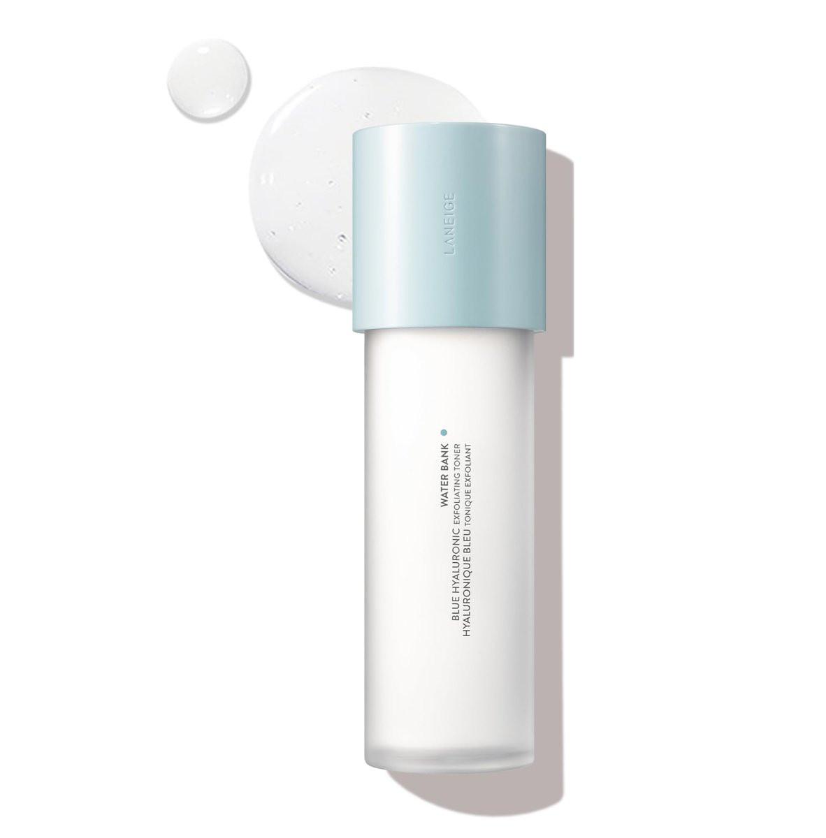 LANEIGE Water Bank Blue Hyaluronic Exfoliating Toner – Sanftes PHA-Toner für glatte, weiche und tiefenhydratisierte Haut