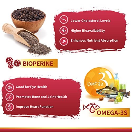 ZEBORA CoQ10 400 mg Weichkapseln mit PQQ, BioPerin & Omega-3 – Coenzym Q10 (Ubichinon) zur hohen Absorption, starkes Antioxidans, Unterstützung für Herz & Energieproduktion, 120 Portionen