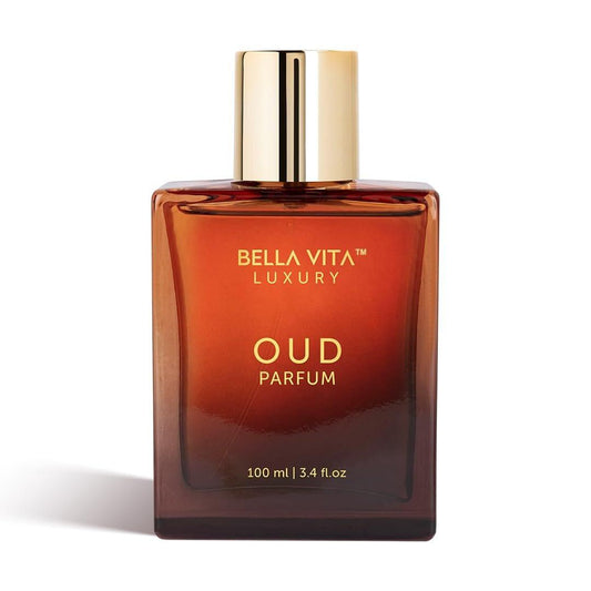 Bellavita Luxury OUD Eau de Parfum | 100 ml (3,4 fl.oz.) | Unisex Duft mit holzigen, karamelligen, floralen Oud- und Moschusnoten | Lang anhaltendes Parfüm für Männer und Frauen