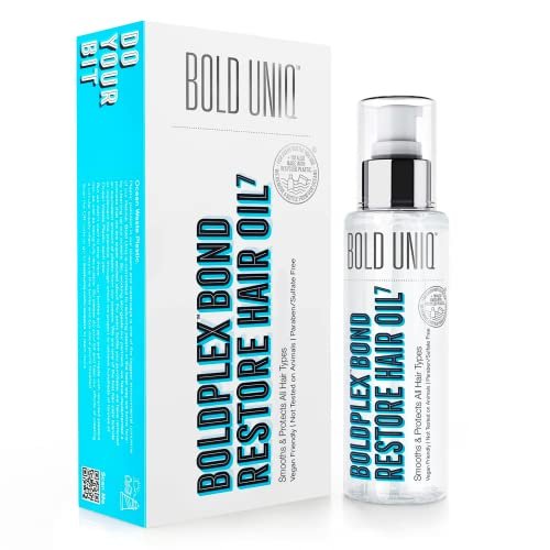 Boldplex 7 Haaröl für trockenes & geschädigtes Haar – verleiht Glanz, stärkt, glättet Spliss und Frizz, spendet Feuchtigkeit und pflegt. Schwereloses Haarbehandlungsöl für lockiges, frizziges und grobes Haar – 100 ml
