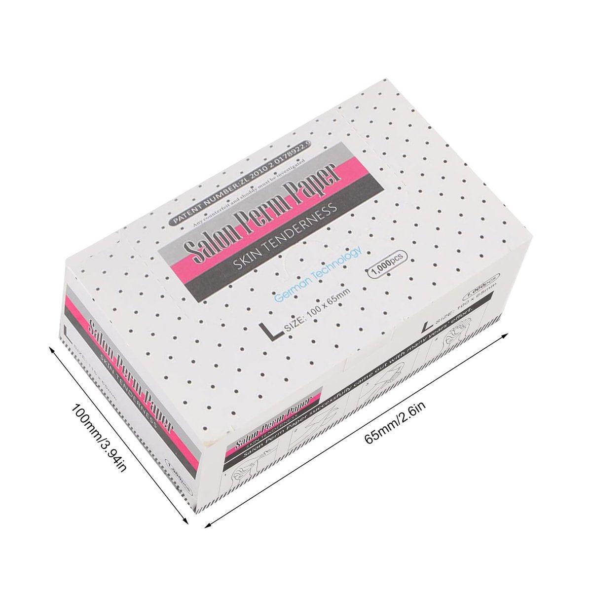 Haar-Dauerwellen-Papier – Ultradünne Perm-Papiere für Salon und Zuhause – Atmungsaktive Lockenwickler-Papiere für perfekte Locken (Perm-Papier)