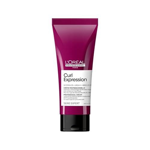 L'Oréal Professionnel Paris Curl Expression Leave-In Cream - 200 ml - Für lockiges und krauses Haar, 2x mehr Feuchtigkeit, parabenfrei