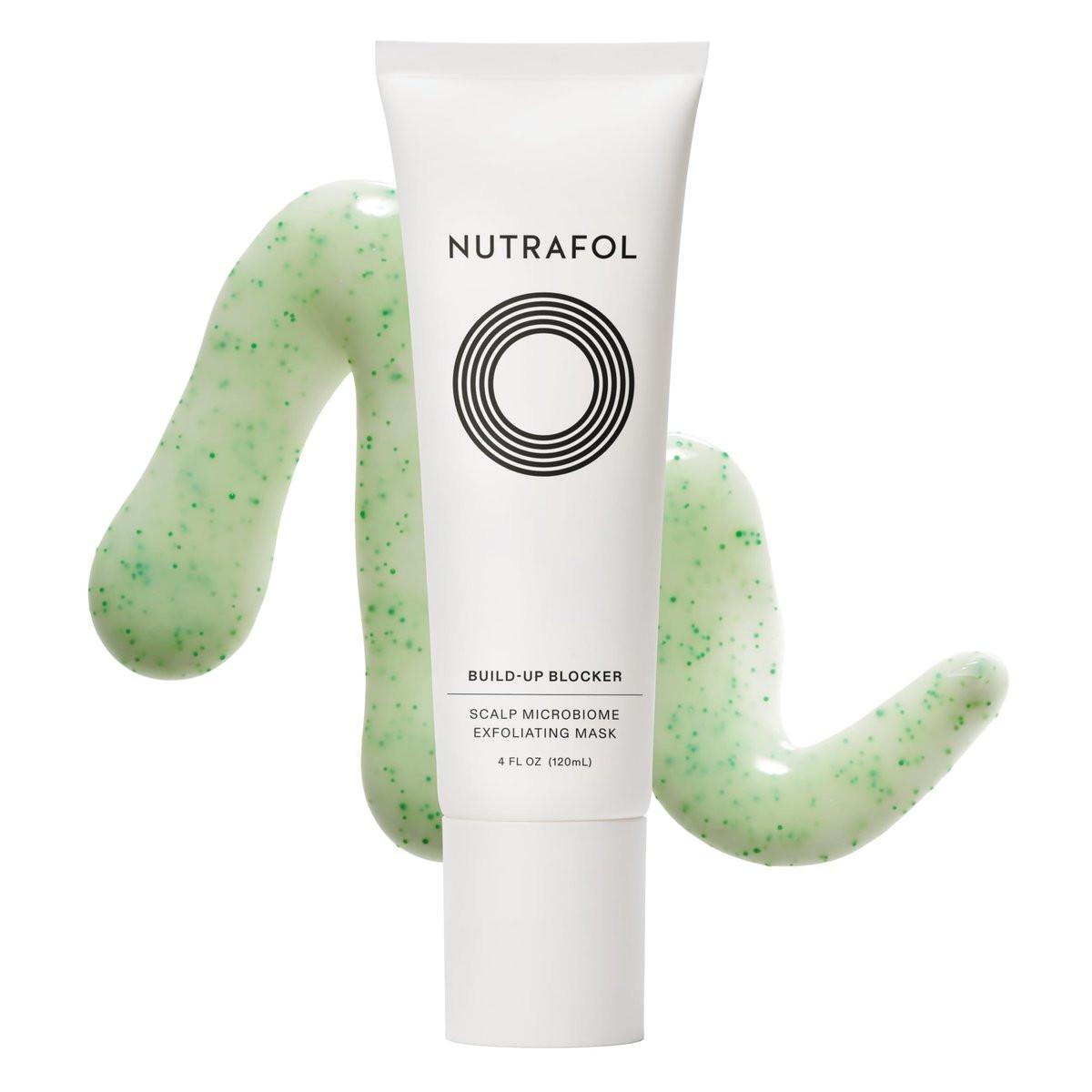 Nutrafol Exfoliating Scalp Mask – Entfernt Produktablagerungen und Öl für gesünderes Haar und eine gesunde Kopfhaut, von Ärzten formuliert gegen Haarausfall, farb- und extensionssicher – 118 ml Flasche