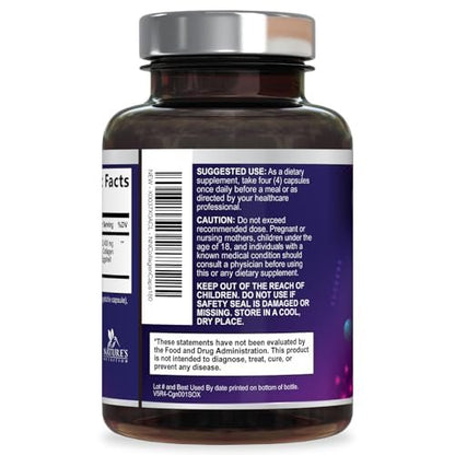 Multi-Kollagen-Komplex Kapseln - Hydrolysierte Kollagenpeptide für Frauen & Männer - Typen I, II, III, V, X - Unterstützung für Haare, Haut & Nägel - Hergestellt in den USA - 180 Kapseln