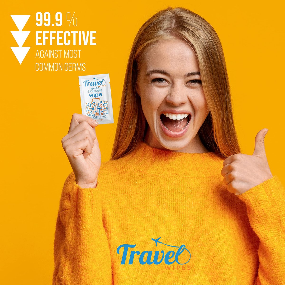 Handdesinfektionstücher für unterwegs – 30 einzeln verpackte, parfümfreie, feuchtigkeitsspendende Tücher mit 70% Isopropylalkohol – für Reisen, Zuhause, Büro und den täglichen Gebrauch