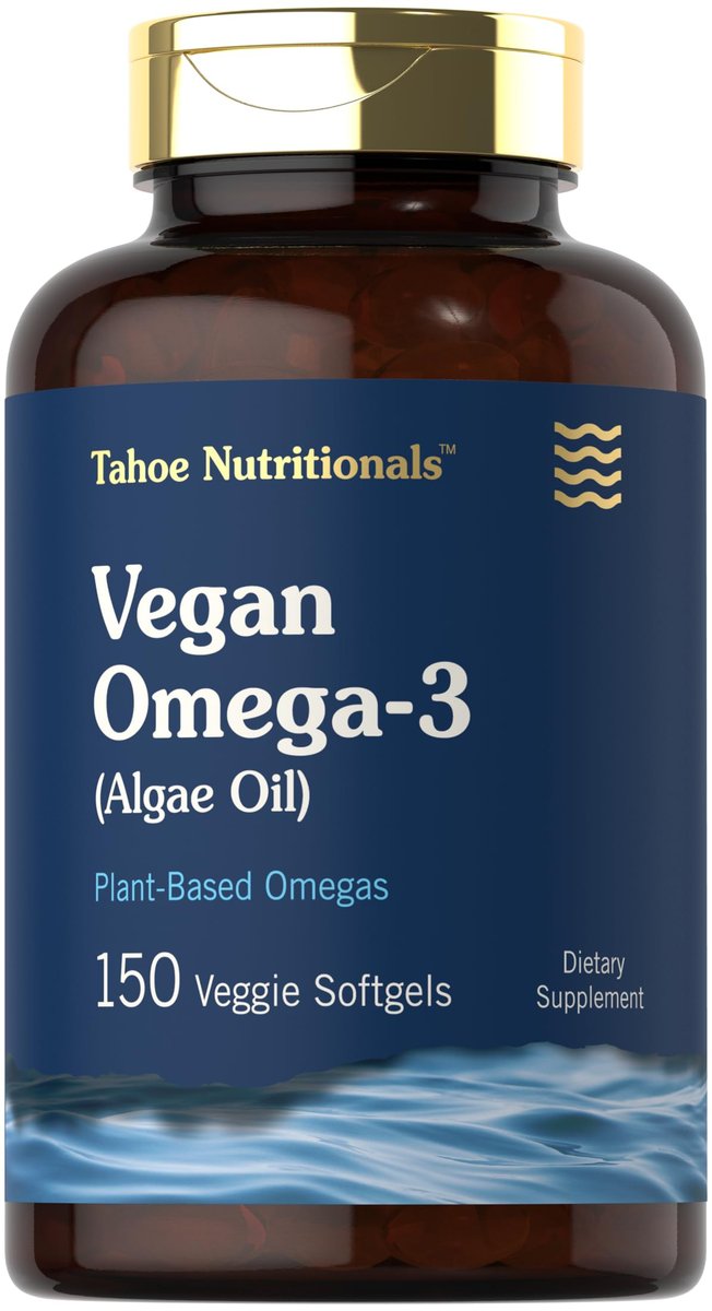 Carlyle Veganes Omega 3 Supplement | 150 Weichkapseln | aus Algenöl | Nicht-GVO & Glutenfrei