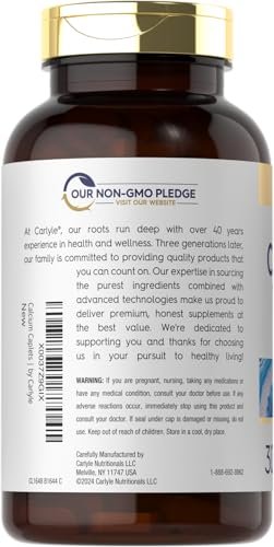 Carlyle Calcium 1200mg mit Vitamin D3 | 300 Tabletten | Nicht-GVO, glutenfrei, vegetarisches Nahrungsergänzungsmittel