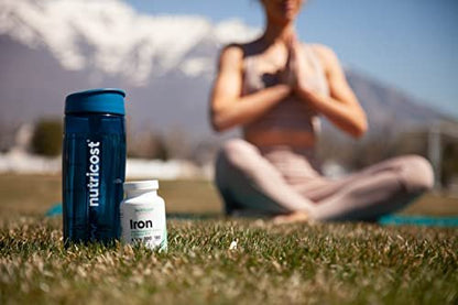 Nutricost Eisen für Frauen 65mg, 180 Kapseln, mit Vitamin C, Folsäure & Vitamin B12 - Vegetarierfreundlich, Non-GMO, Glutenfrei