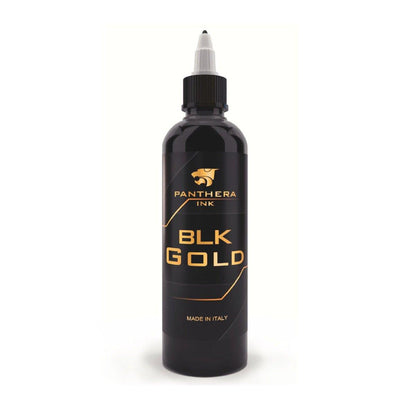 Panthera Black BLK Gold Tattoo Ink 150ml / 5fl oz – Professionelle Tattoo Farbe für alle Tattoo-Arten, EU-konform