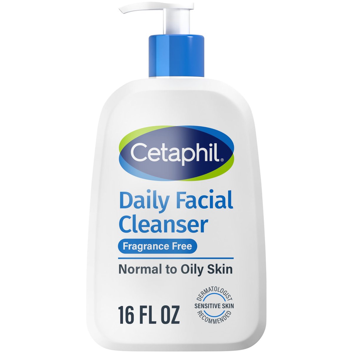 Cetaphil Gesichtsreiniger, täglicher Reinigungsschaum für empfindliche, Mischhaut bis fettige Haut, 473 ml, parfümfrei, seifenfrei, hypoallergen