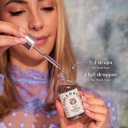 Fable & Mane Amla Soothing Serum mit Rosmarinöl – Beruhigende Kopfhautpflege für trockene, juckende & empfindliche Kopfhaut