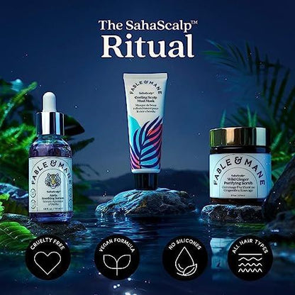 Fable & Mane Amla Soothing Serum mit Rosmarinöl – Beruhigende Kopfhautpflege für trockene, juckende & empfindliche Kopfhaut