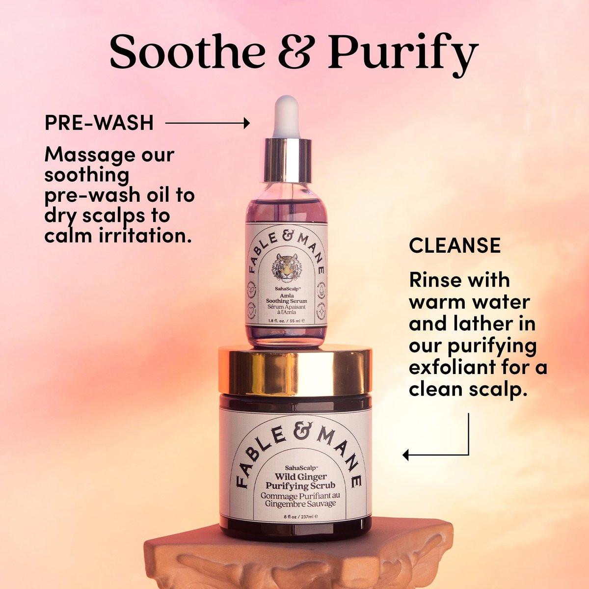 Fable & Mane Amla Soothing Serum mit Rosmarinöl – Beruhigende Kopfhautpflege für trockene, juckende & empfindliche Kopfhaut
