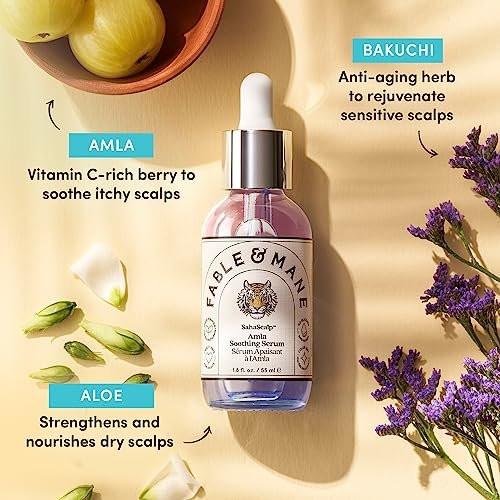 Fable & Mane Amla Soothing Serum mit Rosmarinöl – Beruhigende Kopfhautpflege für trockene, juckende & empfindliche Kopfhaut