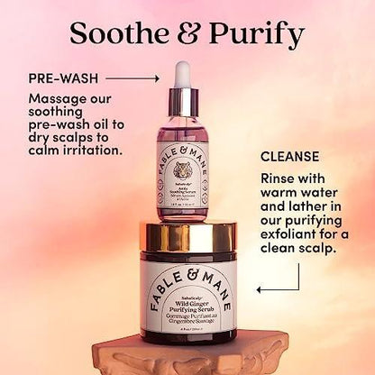 Fable & Mane Amla Soothing Serum mit Rosmarinöl – Beruhigende Kopfhautpflege für trockene, juckende & empfindliche Kopfhaut