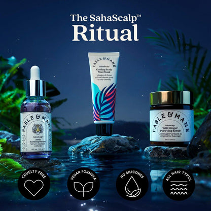 Fable & Mane Amla Soothing Serum mit Rosmarinöl – Beruhigende Kopfhautpflege für trockene, juckende & empfindliche Kopfhaut