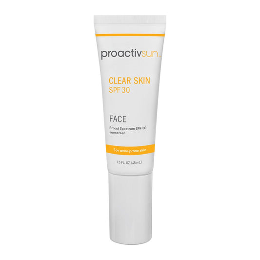 Proactiv Clear Skin Gesichts-Sonnenschutz Feuchtigkeitscreme mit SPF 30 - Feuchtigkeitsspendende Sonnencreme für fettige und zu Akne neigende Haut, ölfreie matte Sonnenpflege, 1,5 oz
