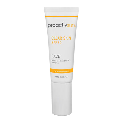 Proactiv Clear Skin Gesichts-Sonnenschutz Feuchtigkeitscreme mit SPF 30 - Feuchtigkeitsspendende Sonnencreme für fettige und zu Akne neigende Haut, ölfreie matte Sonnenpflege, 1,5 oz