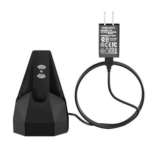 vhbw Ersatz-Ladestation für MANSCAPED 4.0 mit Netzteil – Kompatibel mit MANSCAPED Wireless Charging Dock, passend für MANSCAPED The Lawn Mower 4.0 Elektrischer Intimhaartrimmer