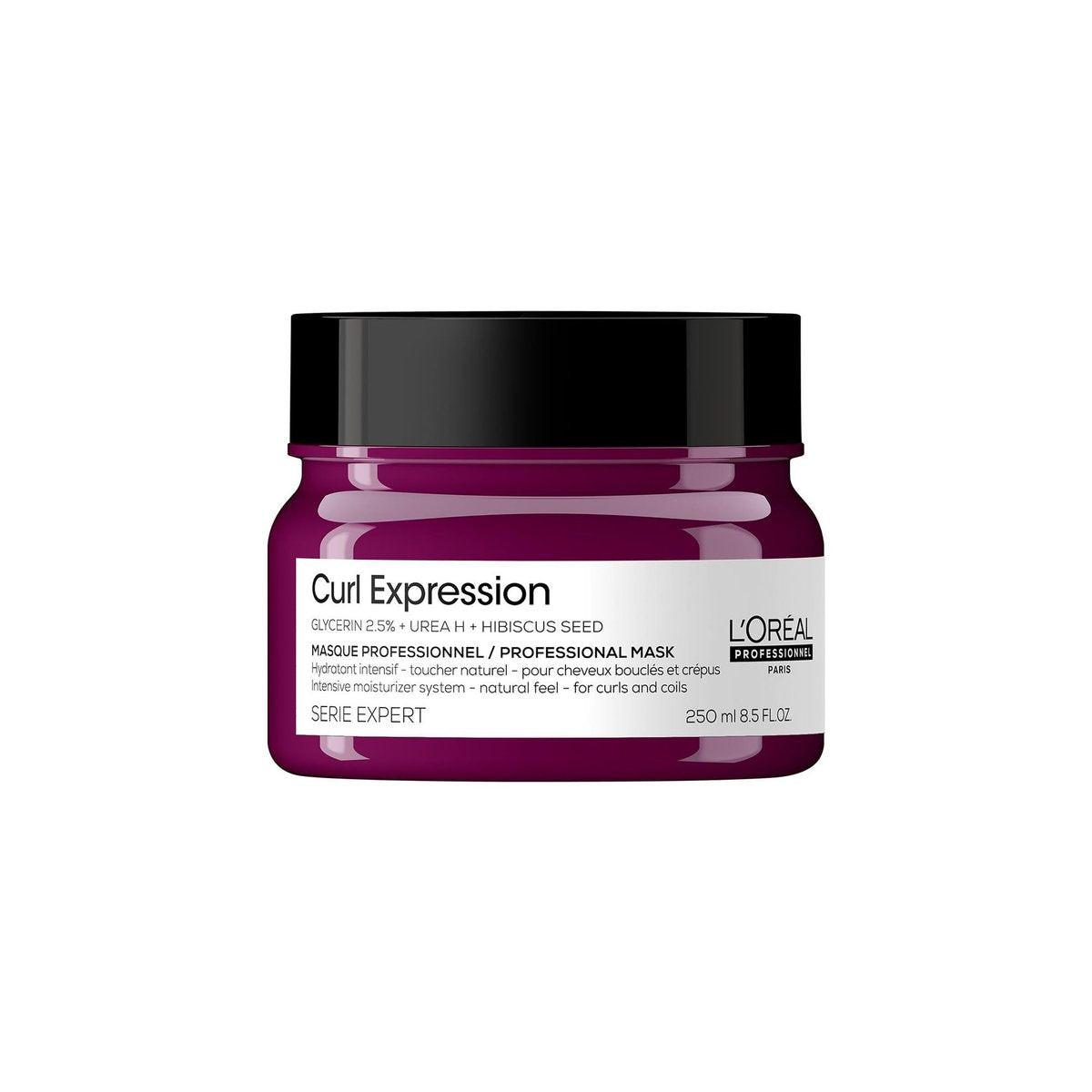L'Oréal Professionnel Paris Curl Expression Maske – Feuchtigkeitsspendende und entwirrende Haarmaske für lockiges und krauses Haar, für mehr Glanz, parabenfrei